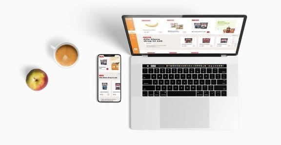 webshop on devices